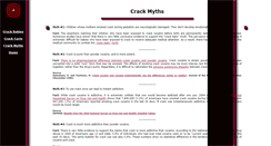 Desktop Screenshot of crack-facts.org