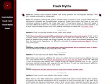Tablet Screenshot of crack-facts.org